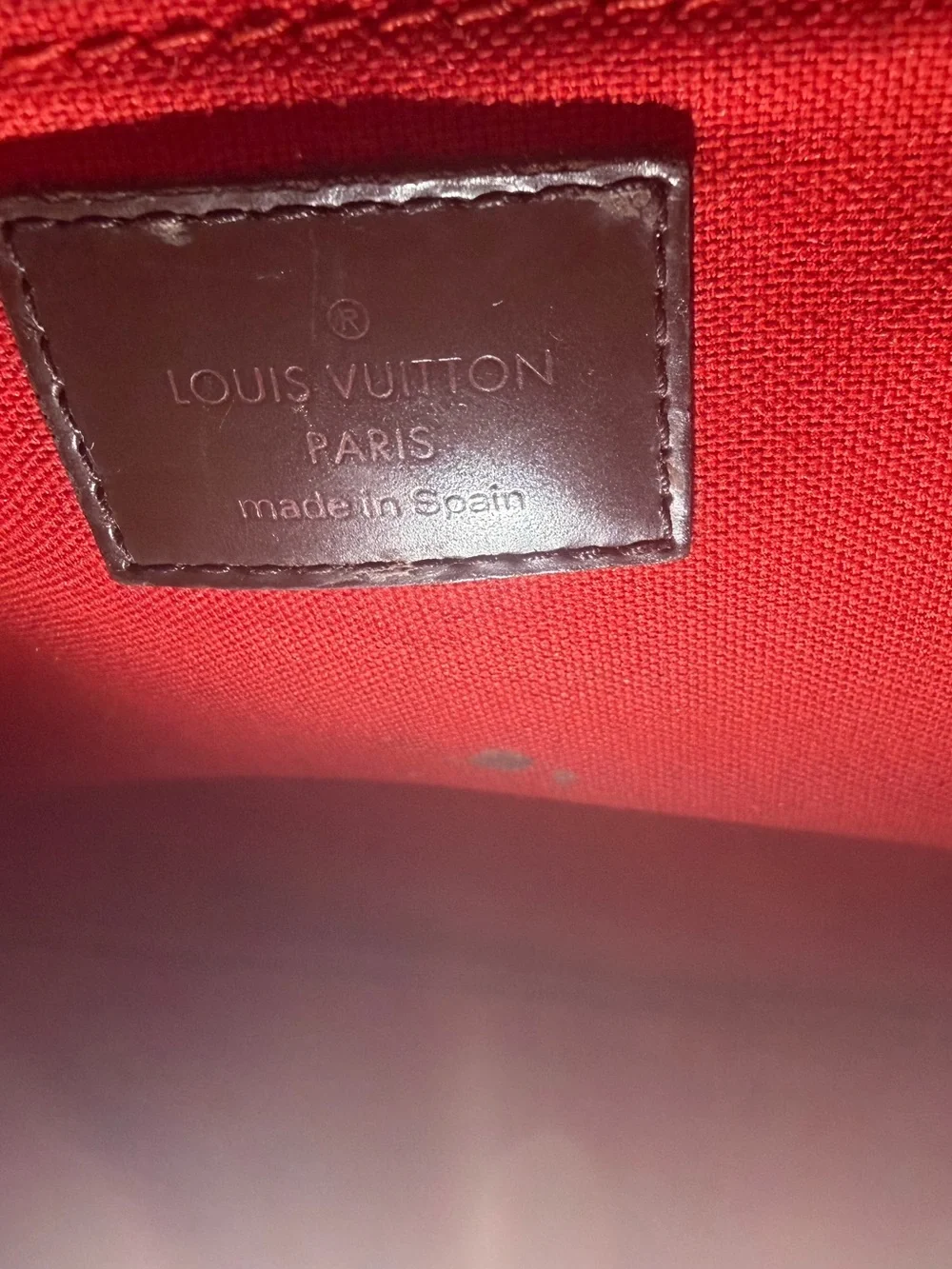 Vintage Louis Vuitton Ribera MM in Damier Ebene, style N41434